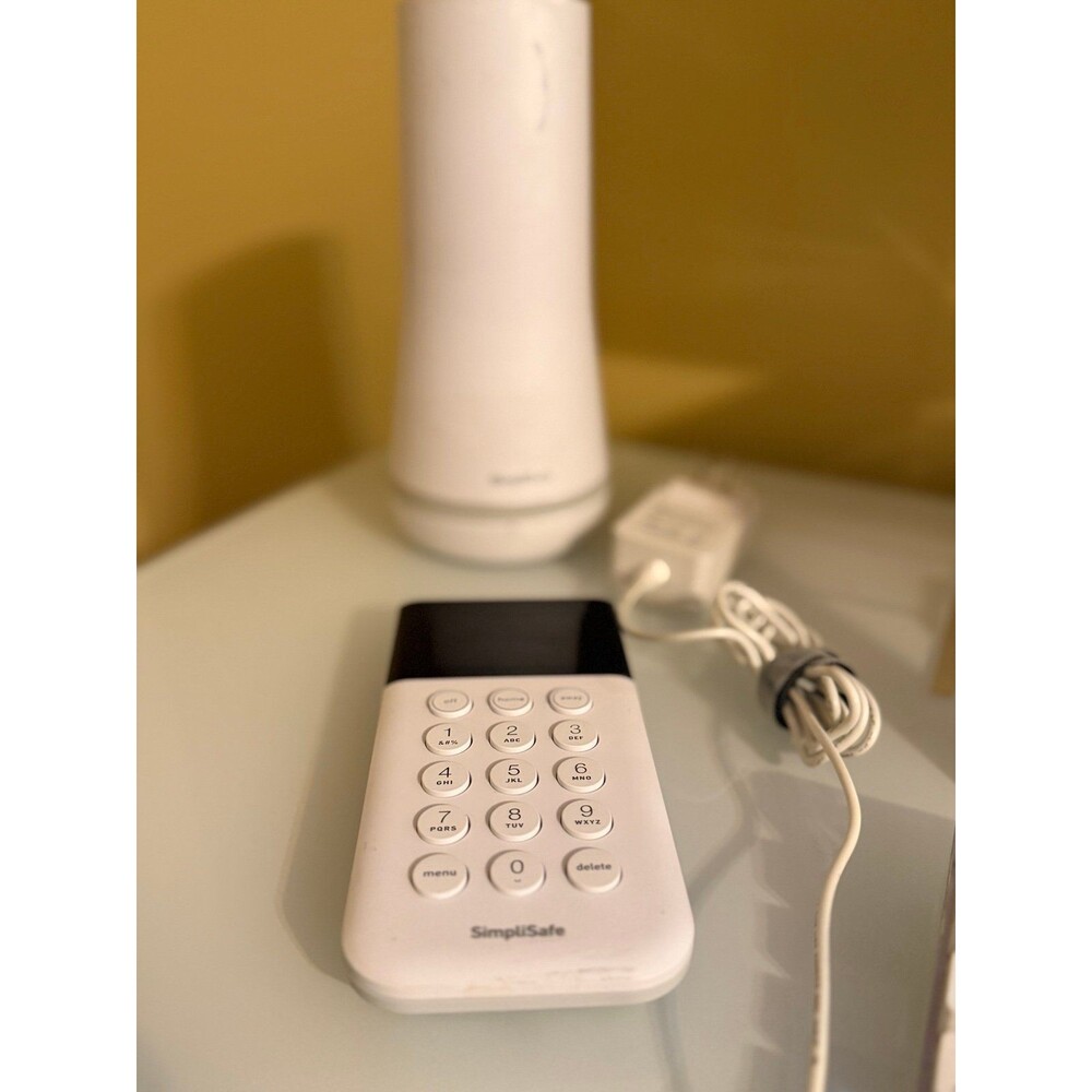 SimpliSafe Home Security Base Station with Keypad and Power Cord